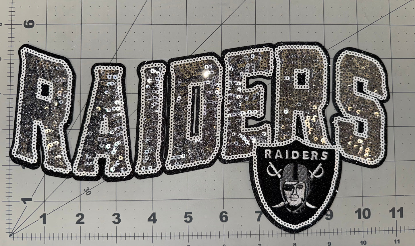 Raiders Sequin Patch