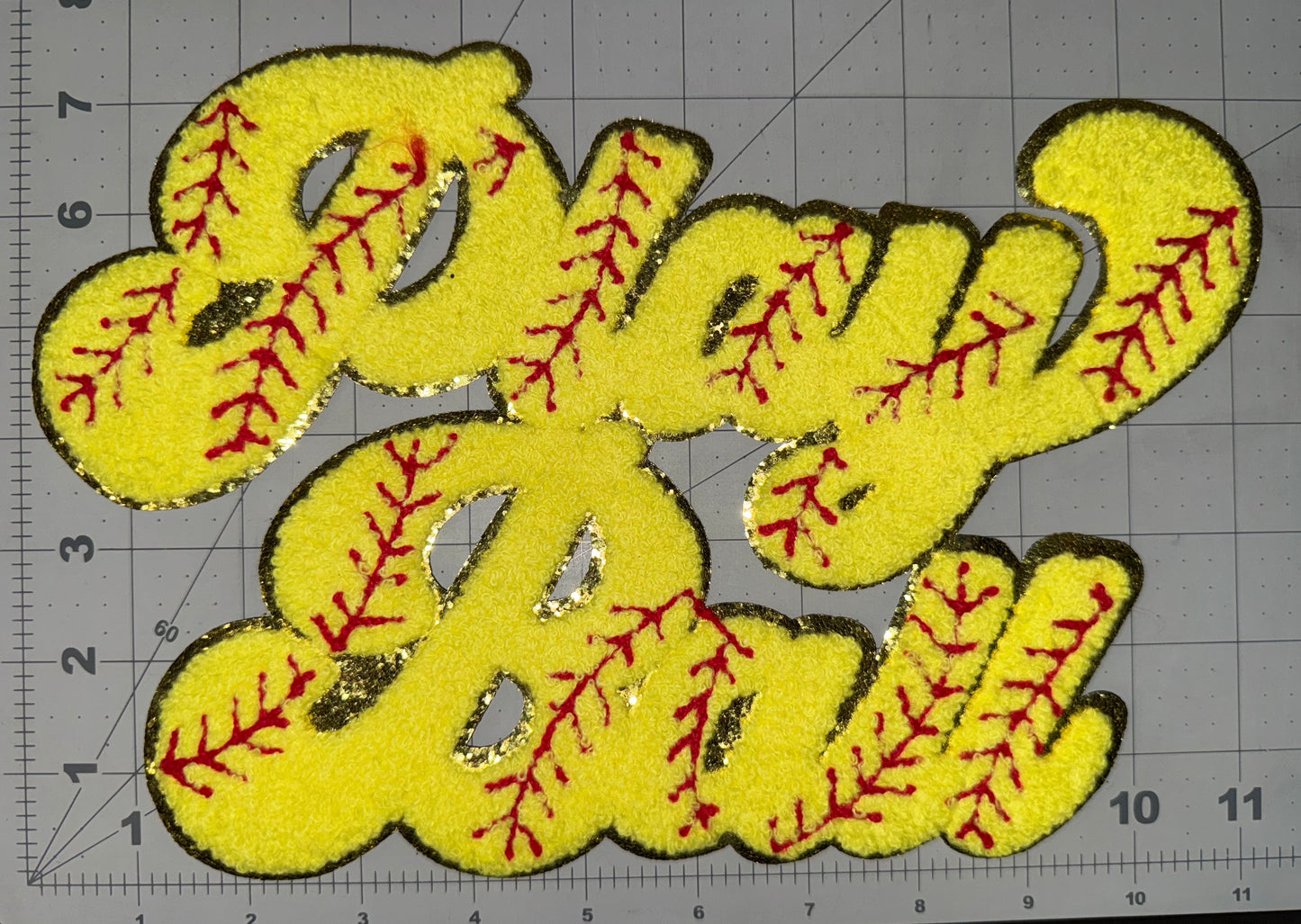 Play Ball Chenille Patch