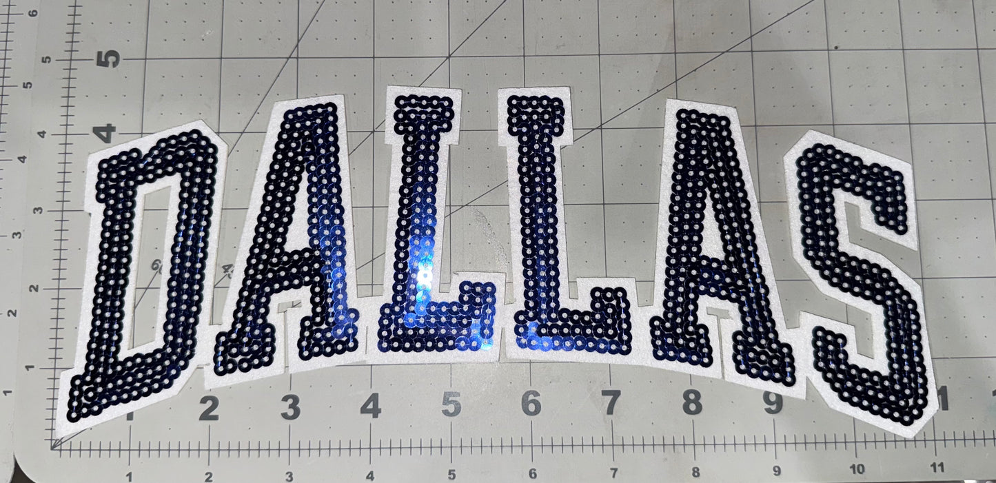 Dallas Sequin Patch