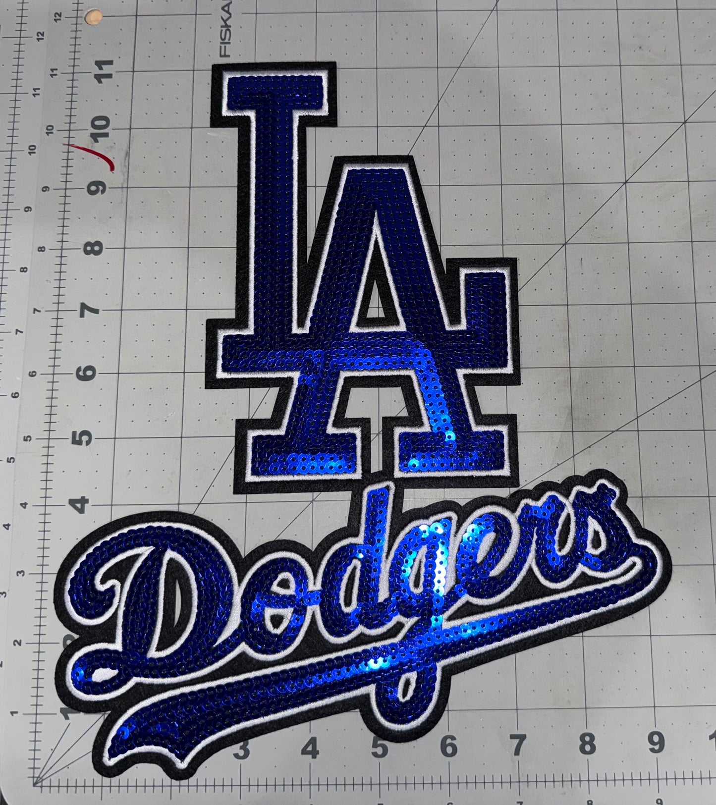 LA Dodgers Sequin Patch