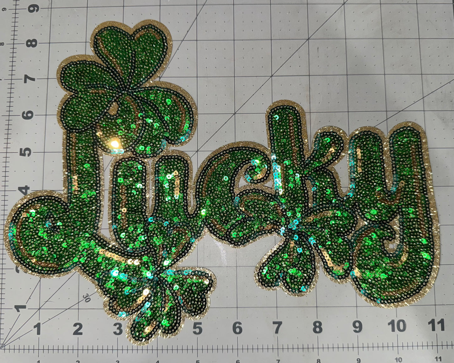 Lucky Sequin Patch