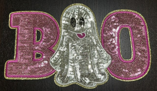 BOO Sequin Patch