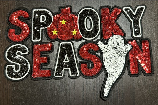 Spooky Season Sequin Patch