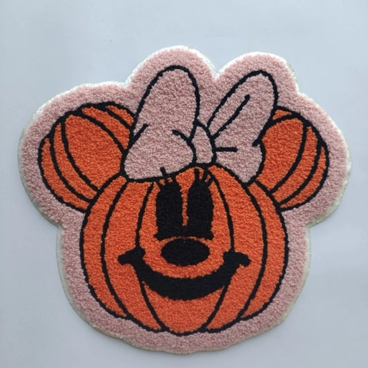 Minnie Pumpkin Chenille Patch