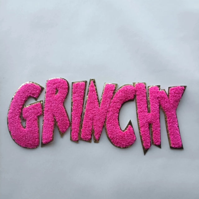 Grinchy Chenille Patch