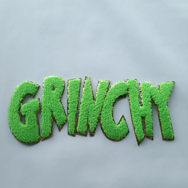 Grinchy Chenille Patch