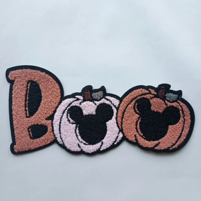 Boo Mickey Chenille Patch