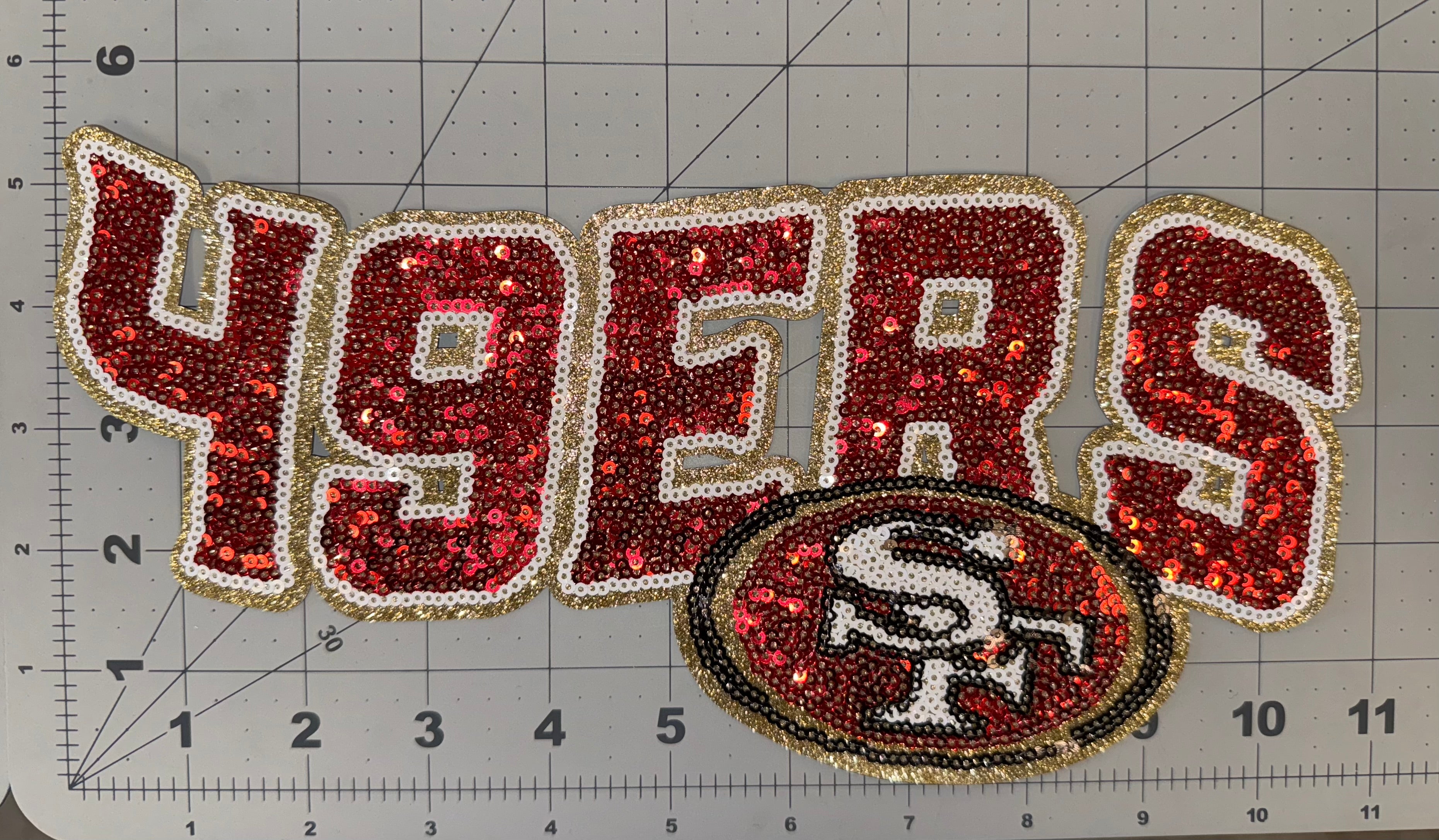 49ERS Sequin Patch – DTF Guey