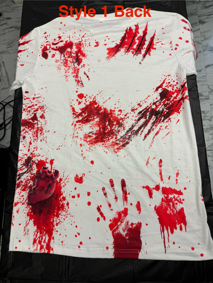 Halloween T-Shirts - Adult Blood Splatter