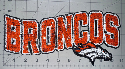 Broncos Sequin Patch