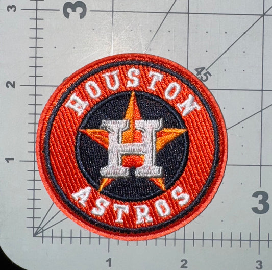 Astros H Circle Small Patch
