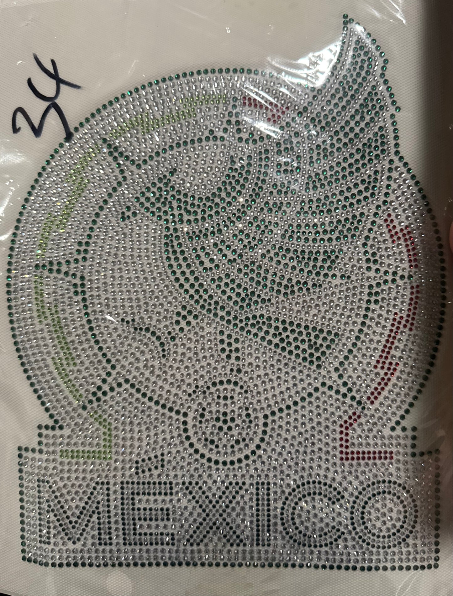 Mexico & USA Rhinestone Transfers