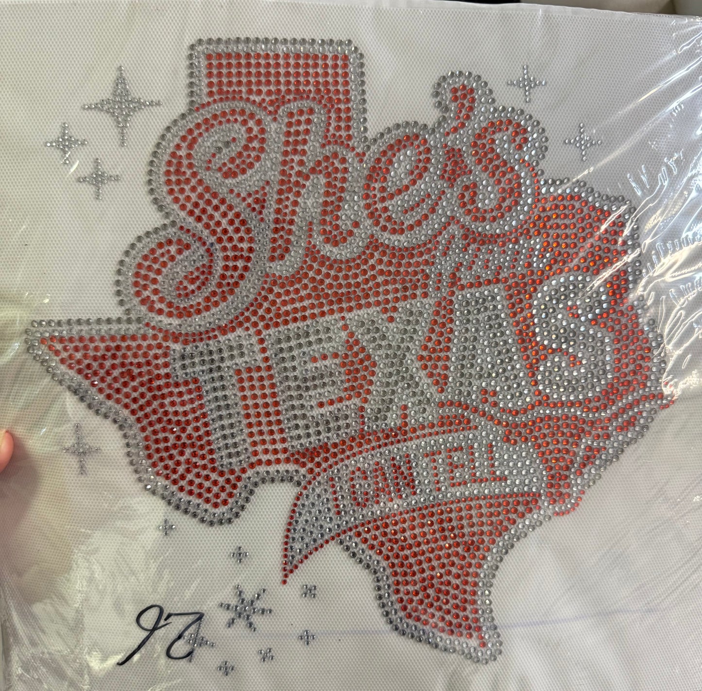 College Football Rhinestone Transfers