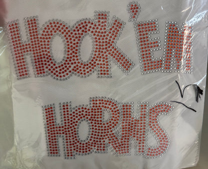 College Football Rhinestone Transfers