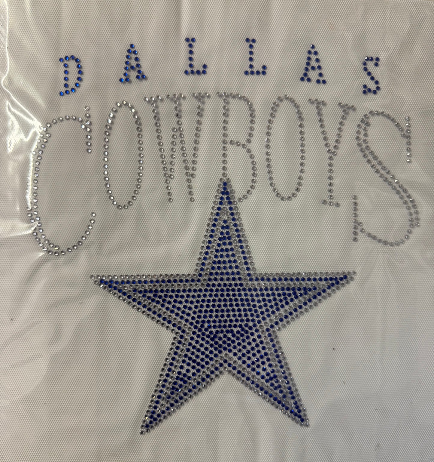 Cowboys Football Rhinestone Transfers