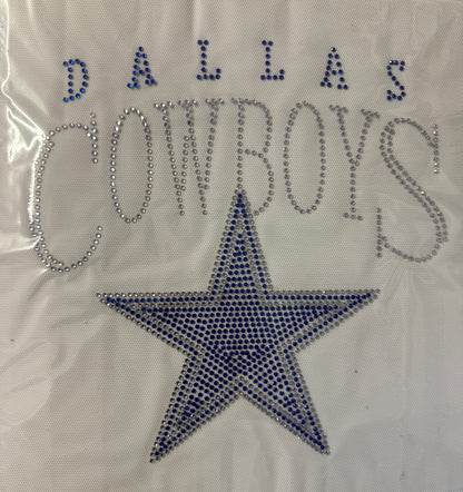 Cowboys Football Rhinestone Transfers