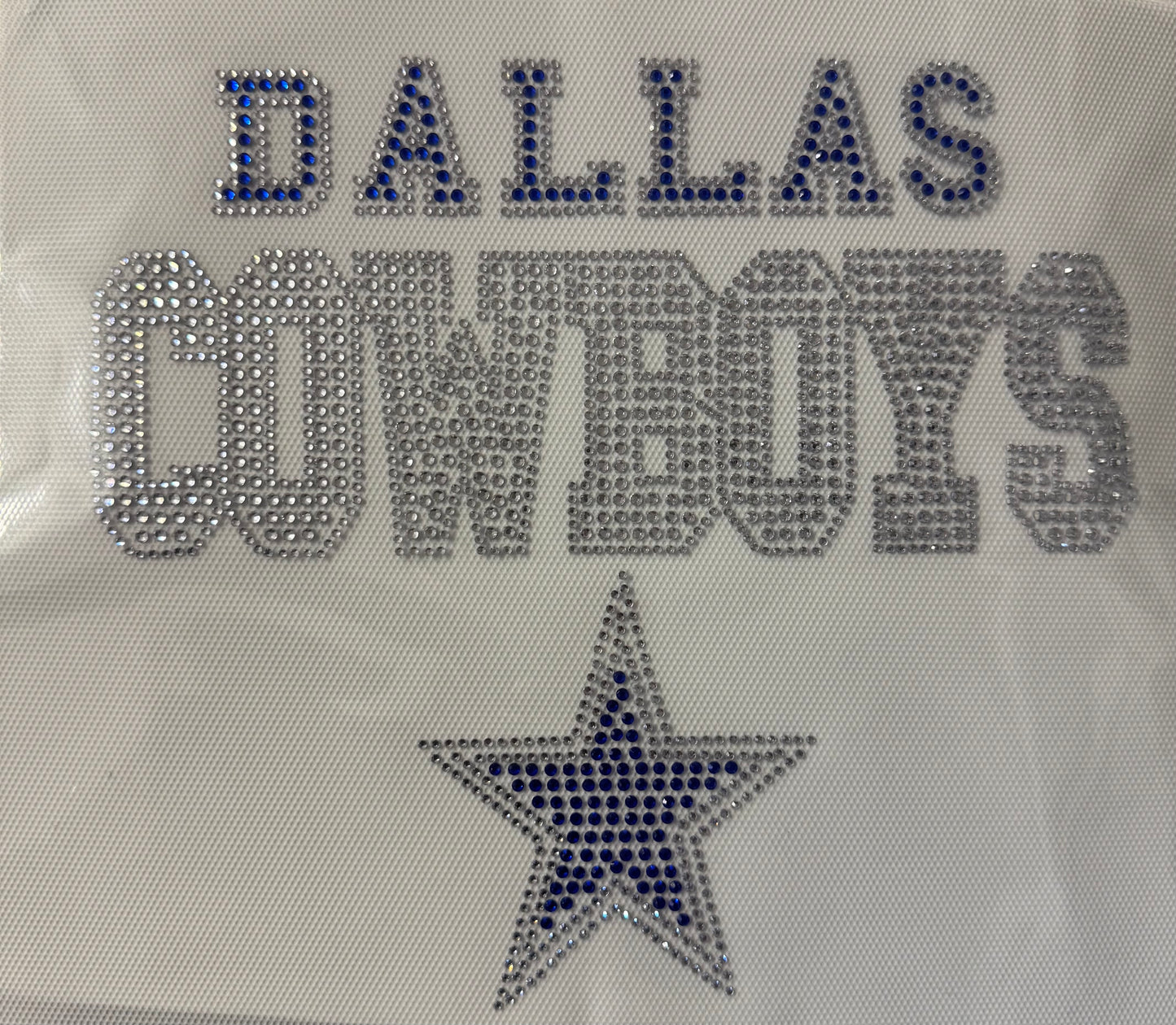 Cowboys Football Rhinestone Transfers