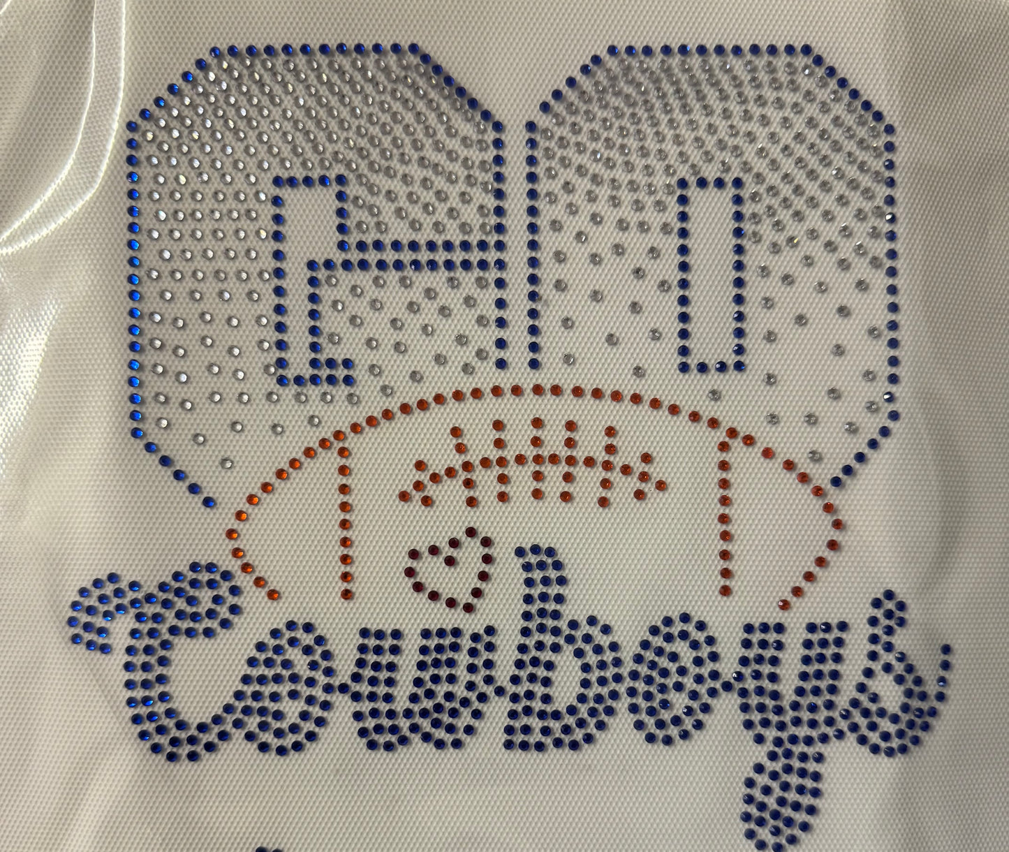 Cowboys Football Rhinestone Transfers