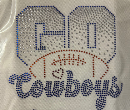 Cowboys Football Rhinestone Transfers