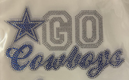 Cowboys Football Rhinestone Transfers