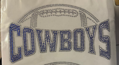 Cowboys Football Rhinestone Transfers