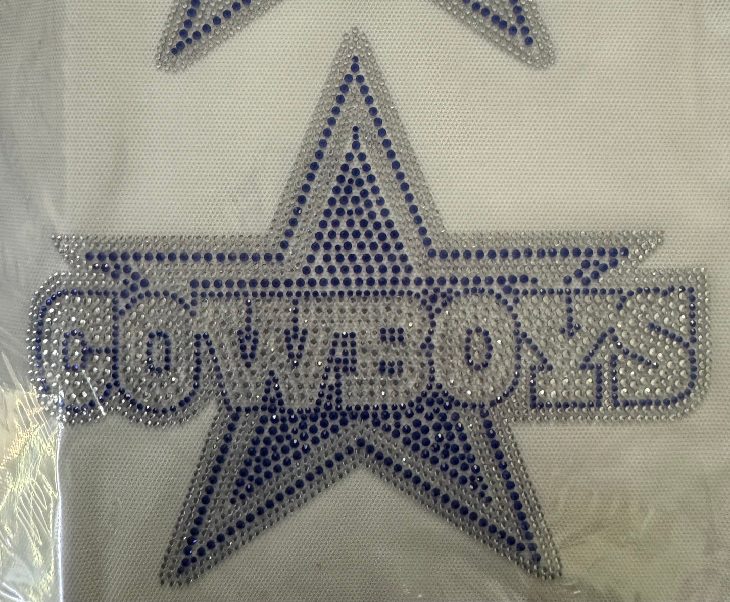 Cowboys Football Rhinestone Transfers