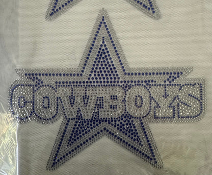 Cowboys Football Rhinestone Transfers