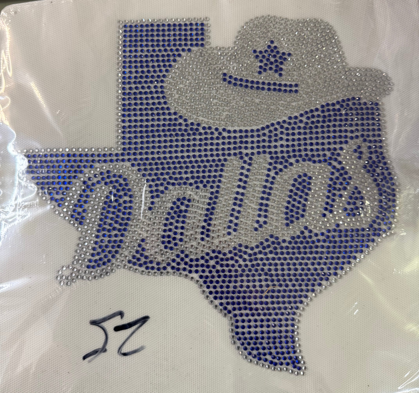 Cowboys Football Rhinestone Transfers