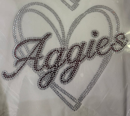 College Football Rhinestone Transfers