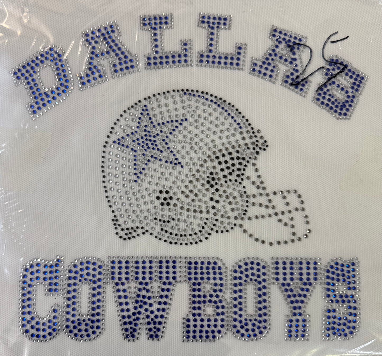 Cowboys Football Rhinestone Transfers
