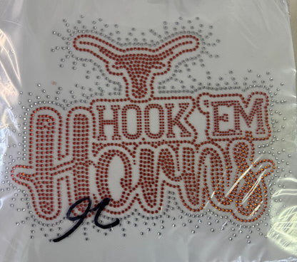 College Football Rhinestone Transfers