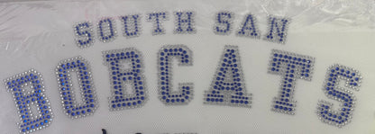 Local School Rhinestone Transfers