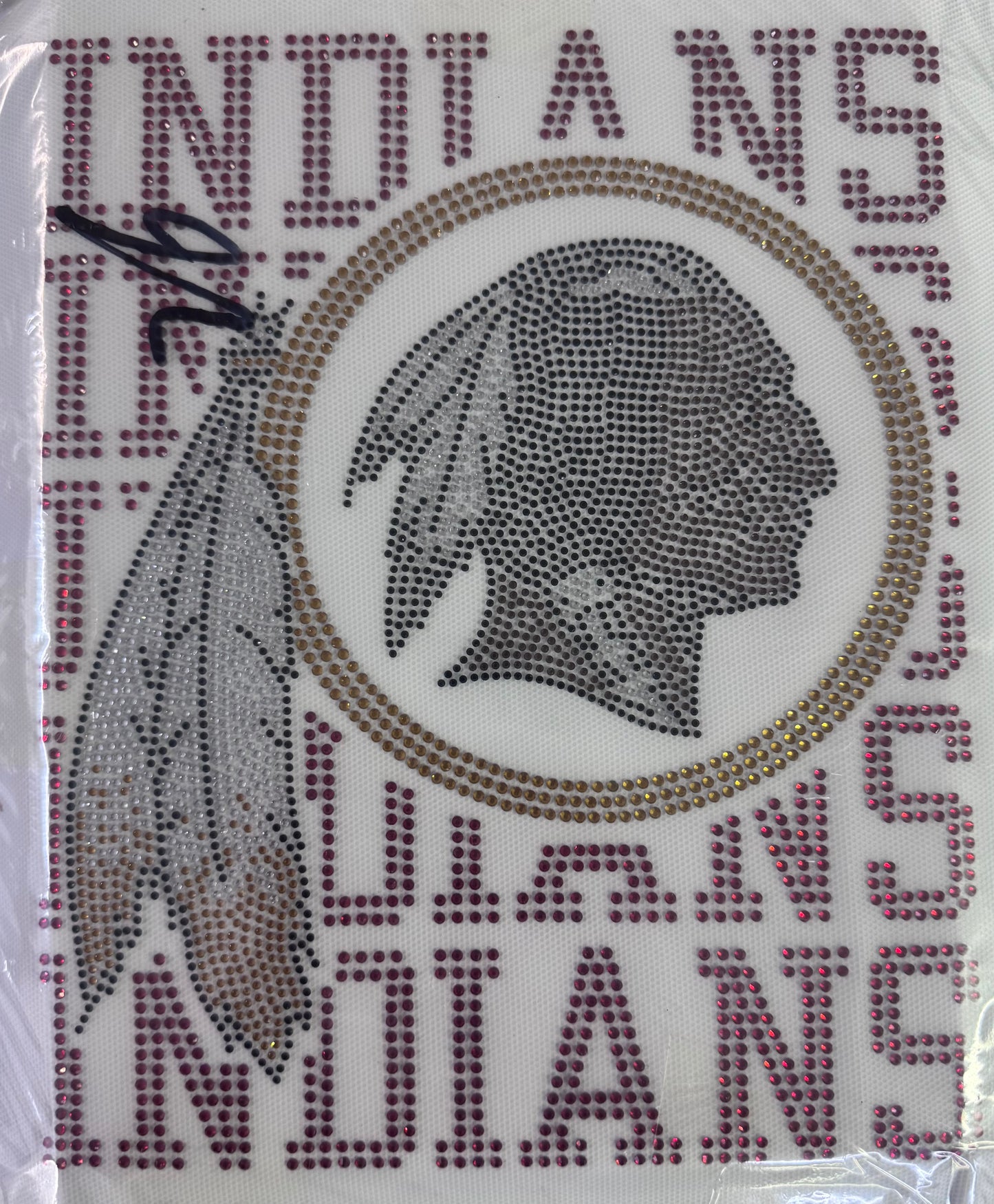 Local School Rhinestone Transfers