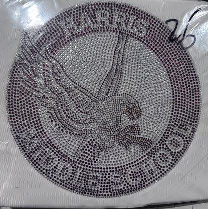 Local School Rhinestone Transfers