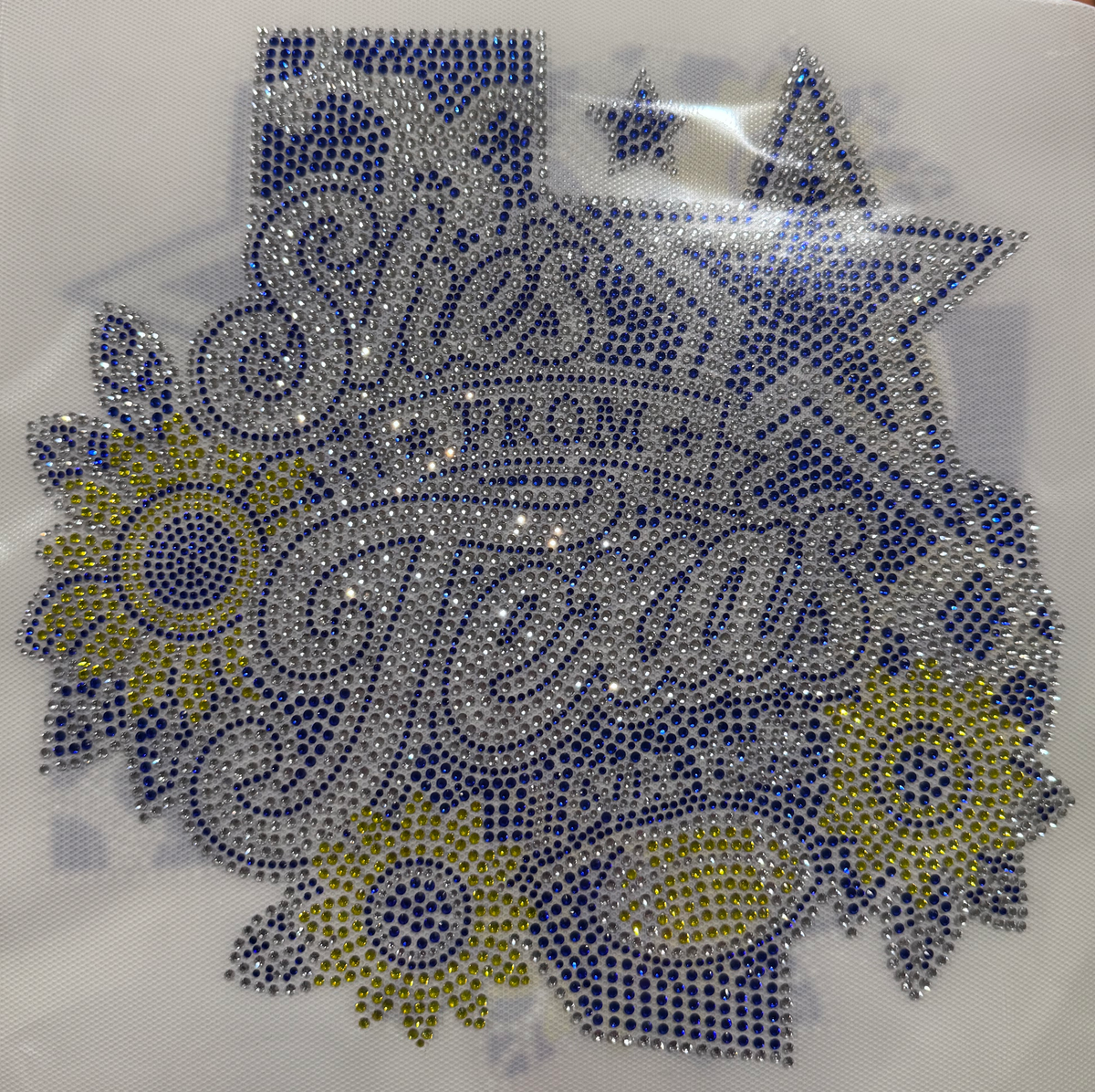 NFL Football Rhinestone Transfers