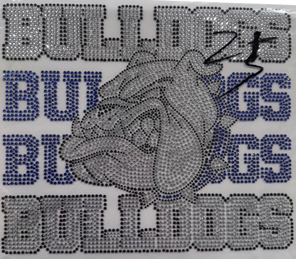 Local School Rhinestone Transfers