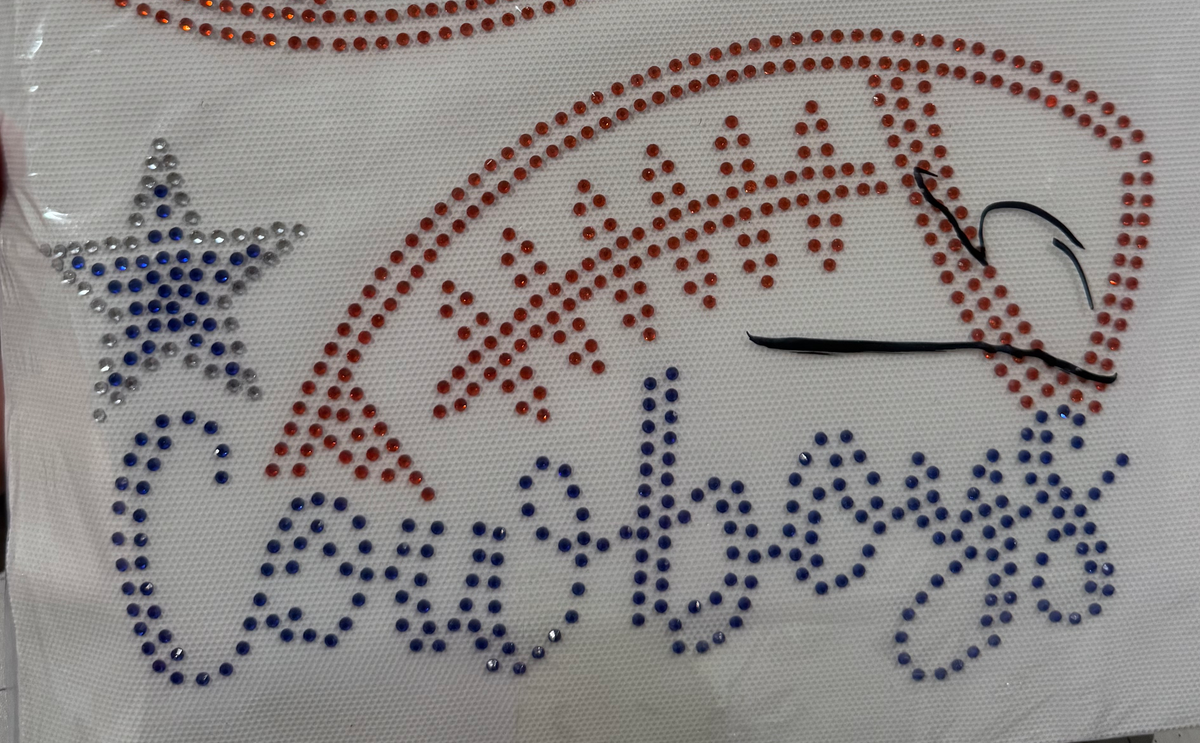 NFL Football Rhinestone Transfers