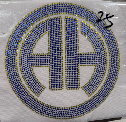 Local School Rhinestone Transfers