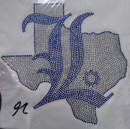 Local School Rhinestone Transfers