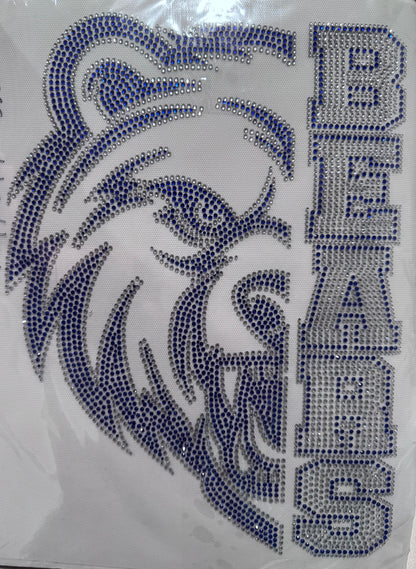 Local School Rhinestone Transfers