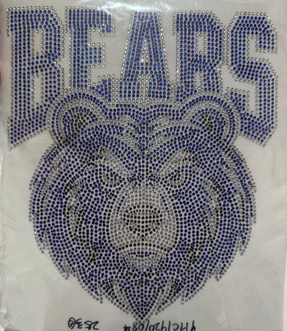 Local School Rhinestone Transfers