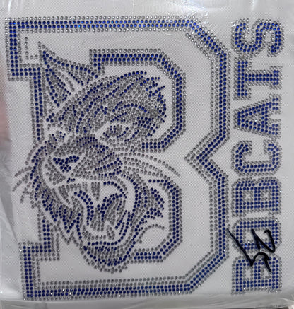 Local School Rhinestone Transfers