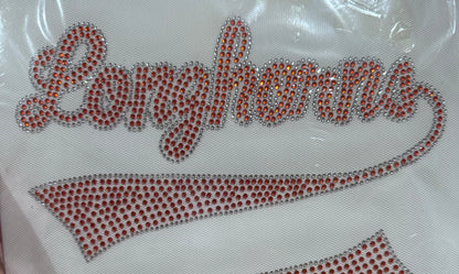 College Football Rhinestone Transfers
