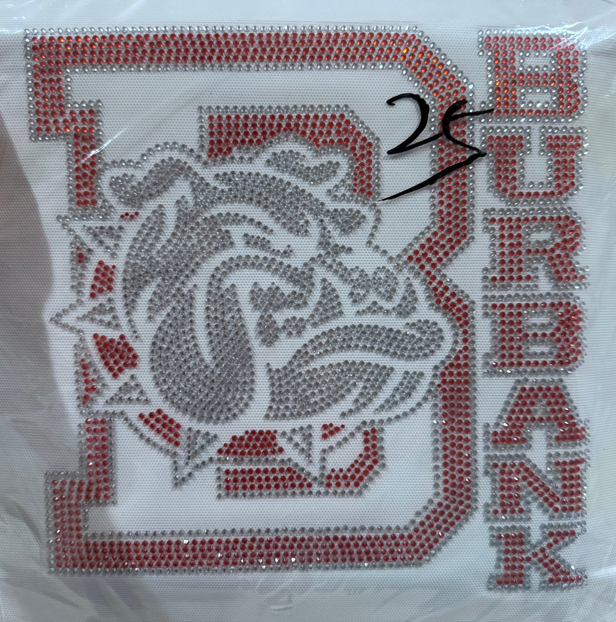 Local School Rhinestone Transfers