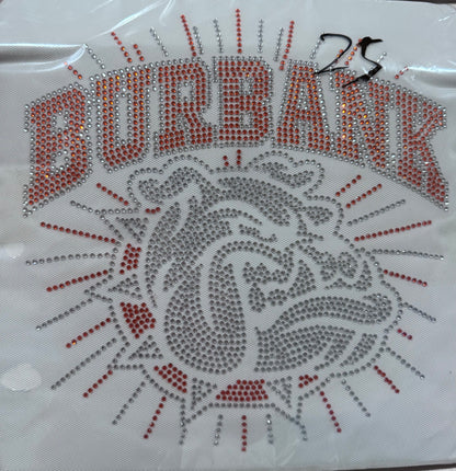 Local School Rhinestone Transfers