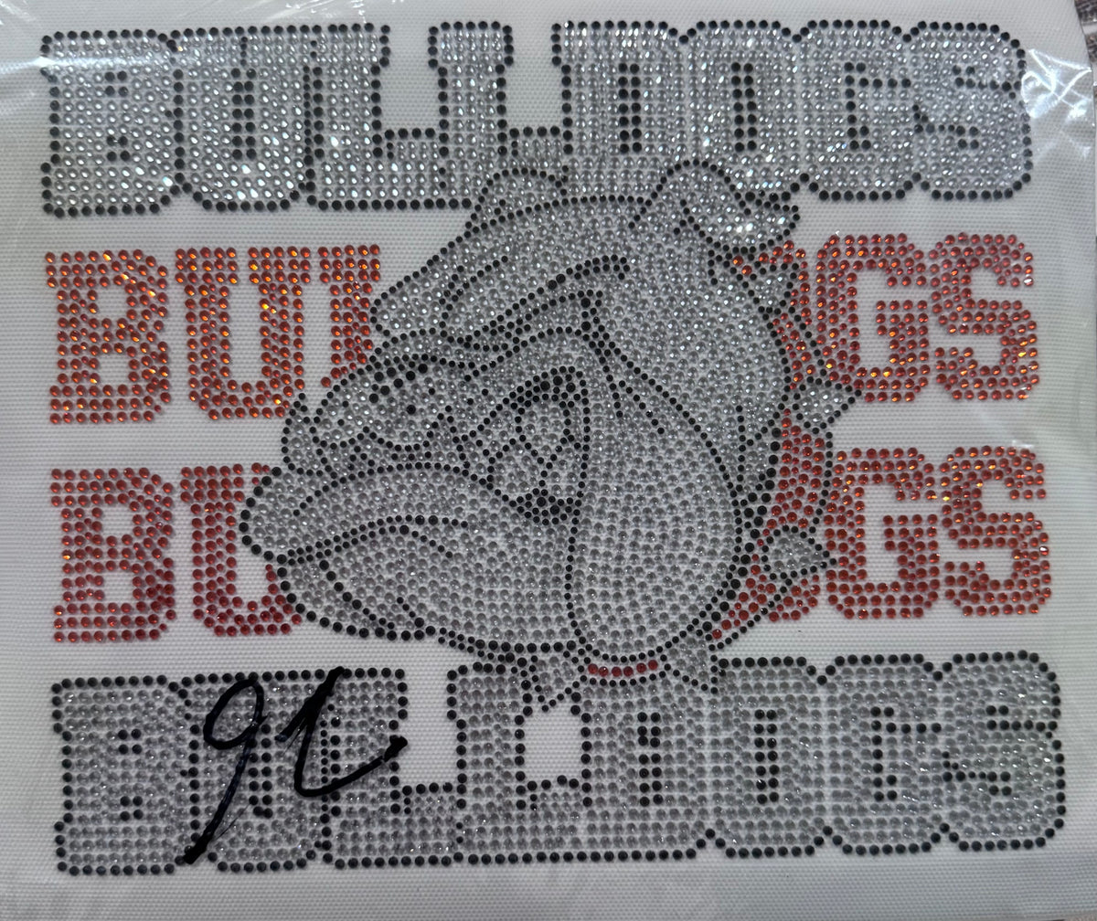Local School Rhinestone Transfers