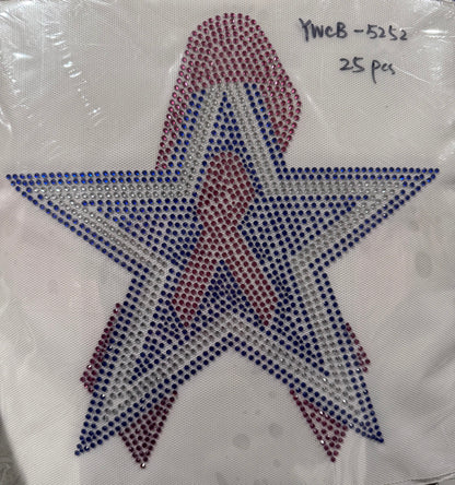 NFL Football Rhinestone Transfers