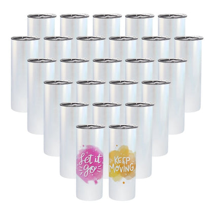 20oz Shimmer Sublimation skinny tumbler