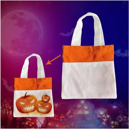 Sublimation Candies Tote Bag for Halloween 10*10 inches